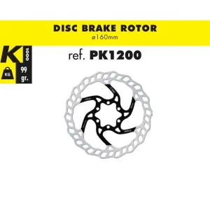 Disco de frenos (Rotor) 160mm | K1000 COMPONENTES Bicigangas® - Pedalea sin parar