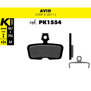 Pastas de frenos PK1554 – Sram CODE | K1000 COMPONENTES Bicigangas® - Pedalea sin parar